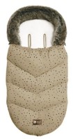 Husa de iarnă pentru copii Kikka Boo Luxury Fur Dots Beige (31108040095)