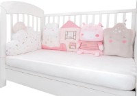 Protectie laterala pentru patut Kikka Boo Hippo Dreams (31201010275)