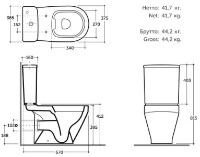 Vas WC Keramin Bari R Slim ML White 1c imaginea #2 — magazin online Desire.md
