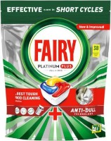 Detergent pentru mașine de spălat vase Fairy Platinum Plus All in One Anti-Dull 38cap