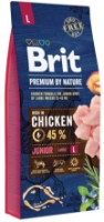 Сухой корм для собак Brit Premium By Nature Junior L 15kg