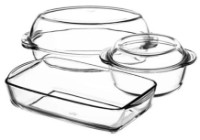 Набор форм для запекания Pasabahce Borcam (159053) 3pcs
