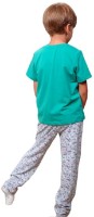 Pijama pentru copii Ajoure TB78012 Green/Print Dino 10-11