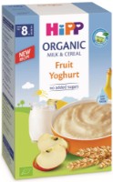 Terci din orez si griu cu lapte HiPP Milk & Cereal Fruit Yoghurt 250g