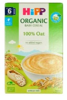 Безмолочная овсяная каша HiPP Organic Baby Cereal 100% Oat 200g