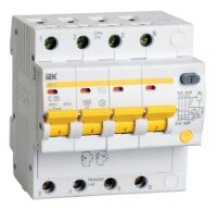 Siguranță automată diferențială IEK MAD10-4-025-C-030