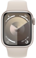 Smartwatch Apple Watch Series 9 GPS 41mm Starlight Aluminium Case with Starlight Sport Band S/M (MR8T3)