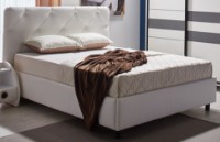 Кровать Ambianta Cristal 1.8m Alb
