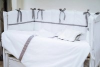 Lenjerie de pat pentru copii Perna Mea Renaissance Grey