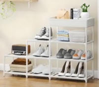 Rafturi pentru pantofi 4Life Stairs White imaginea #1 — magazin online Desire.md