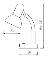 Настольная лампа Horoz HL050 White (140848)