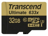 Сard de memorie Transcend microSDHC 32Gb Class 10 UHS-I + SD adapter (TS32GUSDU3)