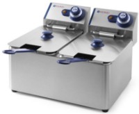 Friteuză profesională Hendi Blue Line 8L+8L