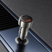 Автомобильная зарядка Hoco Z50 Leader 48W Metal Gray фото №3 — интернет-магазин Desire.md