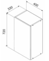 Кухонный модуль Ambianta Astra 400 DS Gri фото №2 — интернет-магазин Desire.md
