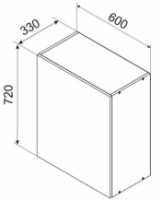 Кухонный модуль Ambianta Astra 600 AS Gri фото №2 — интернет-магазин Desire.md