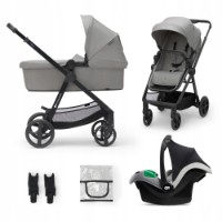 Carucior Kinderkraft Newly 3in1 Mink Pro Grey (KSNEWL00GRY300I) imaginea #2 — magazin online Desire.md