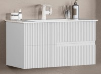 Шкаф с умывальником Orka Moonlight 120 White Matt (16348)