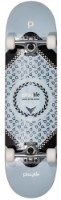 Skateboard Playlife Hardcore Silver 880278