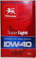 Моторное масло Wolver Super Light SN/CF 10W-40 5L Metal