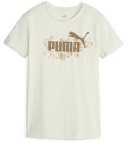 Tricou de dame Puma Ess+ Floral Vibes Graphic Tee Alpine Snow S