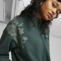 Женская толстовка Puma Ess+ Floral Vibes Track Jacket Fl Malachite L