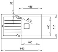 Кухонная мойка Teka Diamond RS15 1B Black Inox фото №3 — интернет-магазин Desire.md