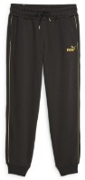 Pantaloni spotivi de dame Puma Ess+ Minimal Gold Sweatpants Fl Puma Black XS (68002201)