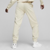 Pantaloni spotivi de dame Puma Ess+ Minimal Gold Sweatpants Fl Alpine Snow XL