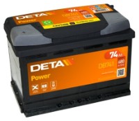 Автомобильный аккумулятор Deta DB741 Power