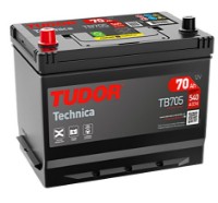 Автомобильный аккумулятор Tudor TB705 D26 540A/70Ah