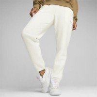 Pantaloni spotivi de dame Puma Classics Fleece Sweatpants Frosted Ivory L
