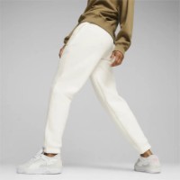 Pantaloni spotivi de dame Puma Classics Fleece Sweatpants Frosted Ivory L