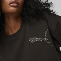 Женская футболка Puma Swarovski Crystals Tee Puma Black S