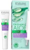 Patch lichide pentru ochi Eveline Organic Aloe + Collagen 20ml