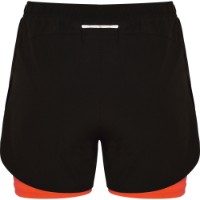 Pantaloni scurți dame Roly Lanus 6655 Black/Fluor Coral XL