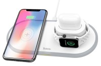 Încărcător Hoco CW21 Wisdom 3-in-1 White imaginea #2 — magazin online Desire.md
