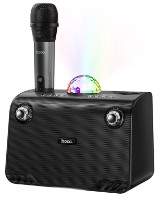 Boxă portabilă Hoco BS41 Plus Double Mic Black