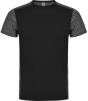 Мужская футболка Roly Zolder 6653 Black/Heather Black XXL фото №1 — интернет-магазин Desire.md