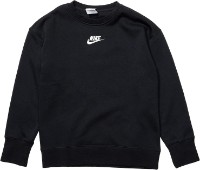 Детская толстовка Nike G Nsw Club Flc Bf Crew Lbr Black M