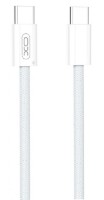 Cablu USB XO NB-Q260B Type-C to Type-C 60W 1.5m White