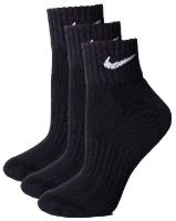Сiorapi pentru dame Nike U Nk Cush Ankle 3Pr-Value Black S