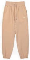 Pantaloni spotivi de dame Nike W Nsw Phnx Flc Hr Os Pant Beige M