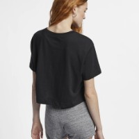 Женская футболка Nike W Nsw Tee Essntl Crp Icn Ftra Black/White, s.M фото №3 — интернет-магазин Desire.md