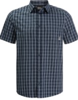 Мужская рубашка Jack Wolfskin Hot Springs Shirt M Night Blue Checks XL