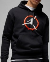 Hanorac pentru bărbați Nike Jordan Flt Mvp Gfx Flc Po Black L imaginea #2 — magazin online Desire.md