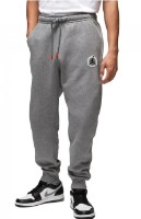 Мужские спортивные штаны Nike Jordan Flt Mvp Hbr Flc Pant 2 Carbon Heather/Rush Orange, s.S