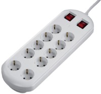 Protecţie împotriva supratensiunii Hama Power Strip 10-Way 2m White (223163)