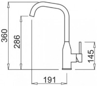 Смеситель для кухни Elleci Dora Inox (MIKDORIN) фото №2 — интернет-магазин Desire.md