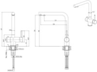Смеситель для кухни Elleci T01 68 Bianco (MGKT0168) фото №2 — интернет-магазин Desire.md